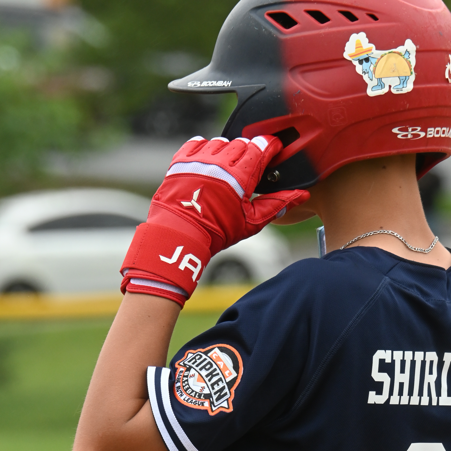 Jax Cherry Red | Strap Cuff